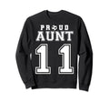 Number 11 Custom Proud Soccer Futbol Sweatshirt - Trendy Graphic Men Women - T-Shirt, Sweatshirt, Hoodie