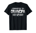 Promoted To Grandpa Est 2027 T-Shirt - Minimalist Print Unisex - T-Shirt, Sweatshirt, Hoodie