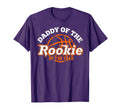 Dad Rookie Year Basketball Daddy Rookie T-Shirt - Minimalist Print Unisex - T-Shirt, Sweatshirt, Hoodie