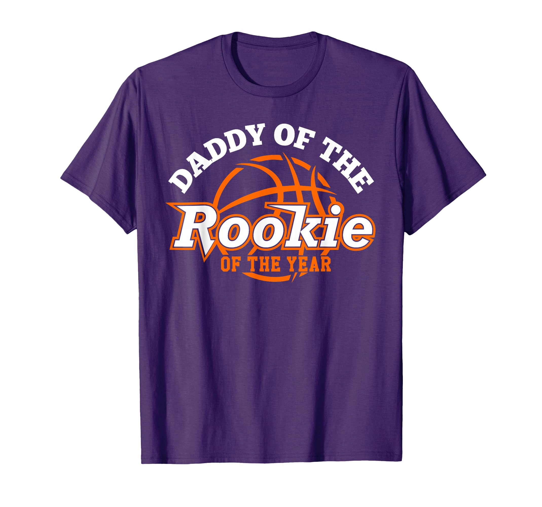 Dad Rookie Year Basketball Daddy Rookie T-Shirt - Minimalist Print Unisex - T-Shirt, Sweatshirt, Hoodie