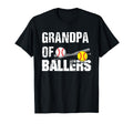 Grandpa Ballers Funny Baseball Softball T-Shirt - Minimalist Print Unisex - T-Shirt, Sweatshirt, Hoodie