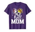 Ball Mom Baseball Softball Soccer Mom T-Shirt - Streetwear Style for Adults - T-Shirt, Sweatshirt, Hoodie