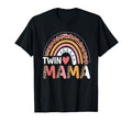 Twin Mama Mothers Day Funny Leopard T-Shirt - Graphic Print Men Women - T-Shirt, Sweatshirt, Hoodie