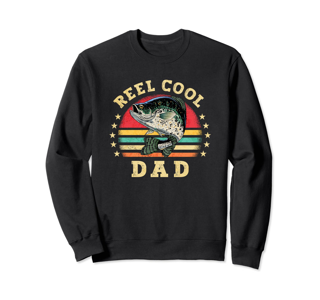 Reel Dad Fishing Dad Fathers Day Sweatshirt - Custom Art Print Unisex - T-Shirt, Sweatshirt, Hoodie