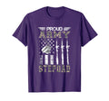 Proud Army Stepdad Us Army Stepdad T-Shirt - Novelty Apparel for Adults - T-Shirt, Sweatshirt, Hoodie