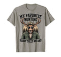 Favorite Hunting Buddy Funny Dad T-Shirt - Casual Everyday Wear for Adults - T-Shirt, Sweatshirt, Hoodie