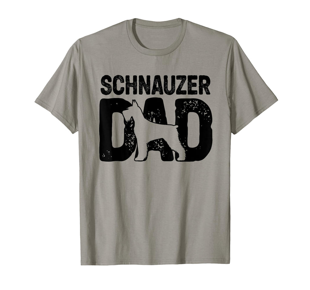Funny Schnauzer Dad Dog Lover Schnauzer T-Shirt - Unique Graphic Unisex - T-Shirt, Sweatshirt, Hoodie