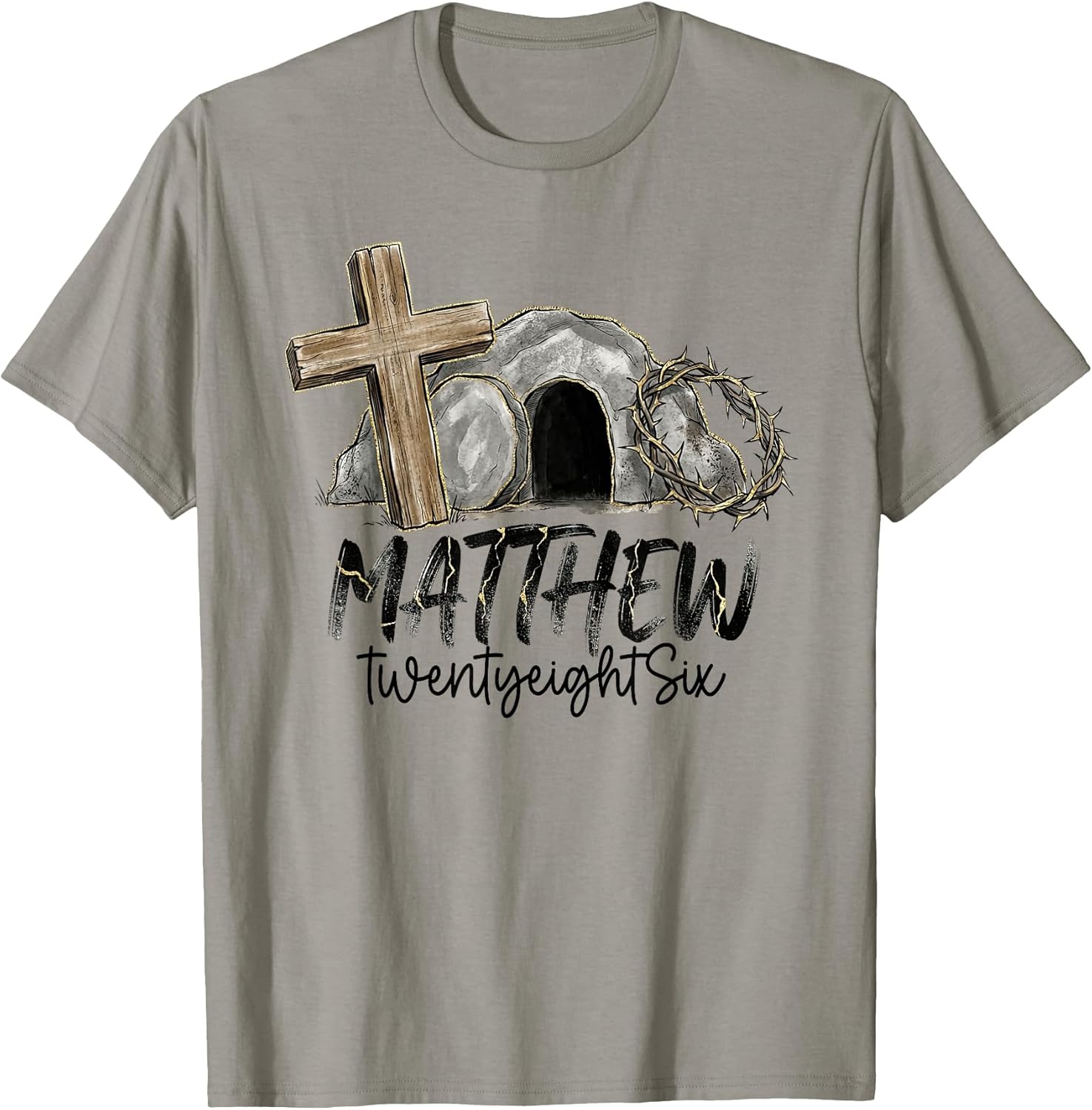 He Has Risen Matthew Twenty Eight Six Christian - Adult & Kids T-Shirts, Sweatshirts & Hoodies apparel design preview 1