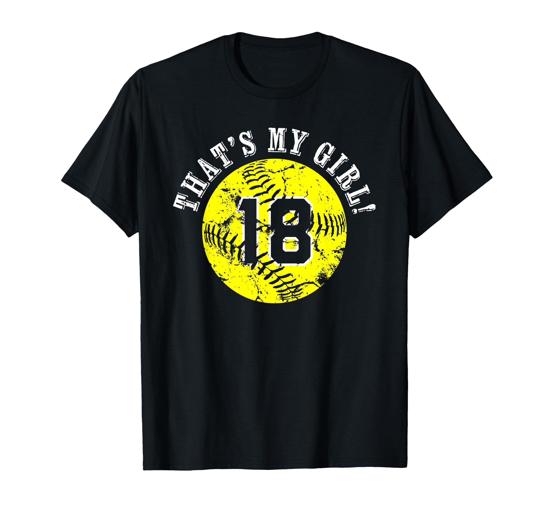 Unique Thats My 18 Softball Player Mom Or T-Shirt - Graphic Print Unisex - T-Shirt, Sweatshirt, Hoodie
