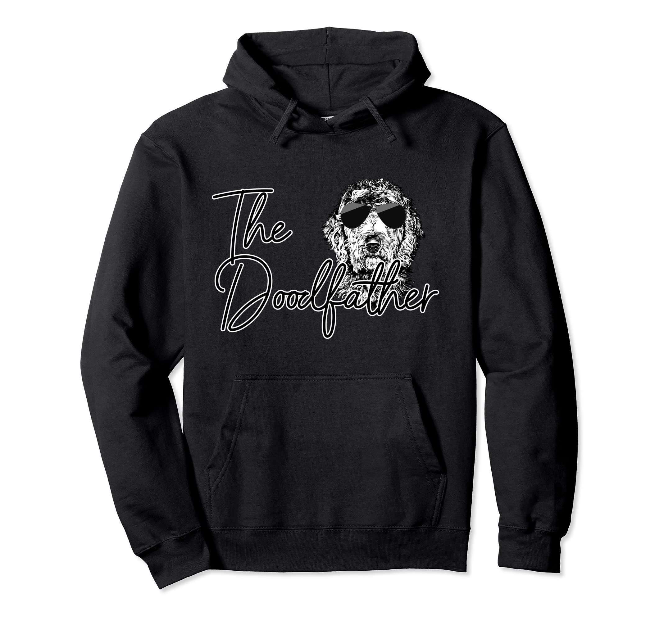 Doodfather Goldendoodle Dad Hoodie - Aesthetic Graphic Men Women - T-Shirt, Sweatshirt, Hoodie