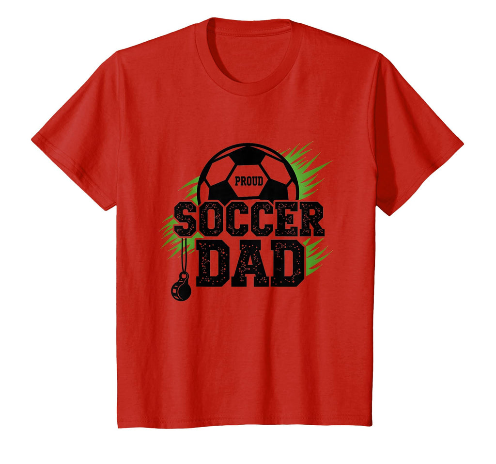 Proud Soccer Dad Whistle Sports Fan T-Shirt - Trendy Graphic for Adults - T-Shirt, Sweatshirt, Hoodie