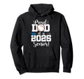 Proud Dad Class 2025 Senior Baseball Hoodie - Fun Novelty Design Unisex - T-Shirt, Sweatshirt, Hoodie