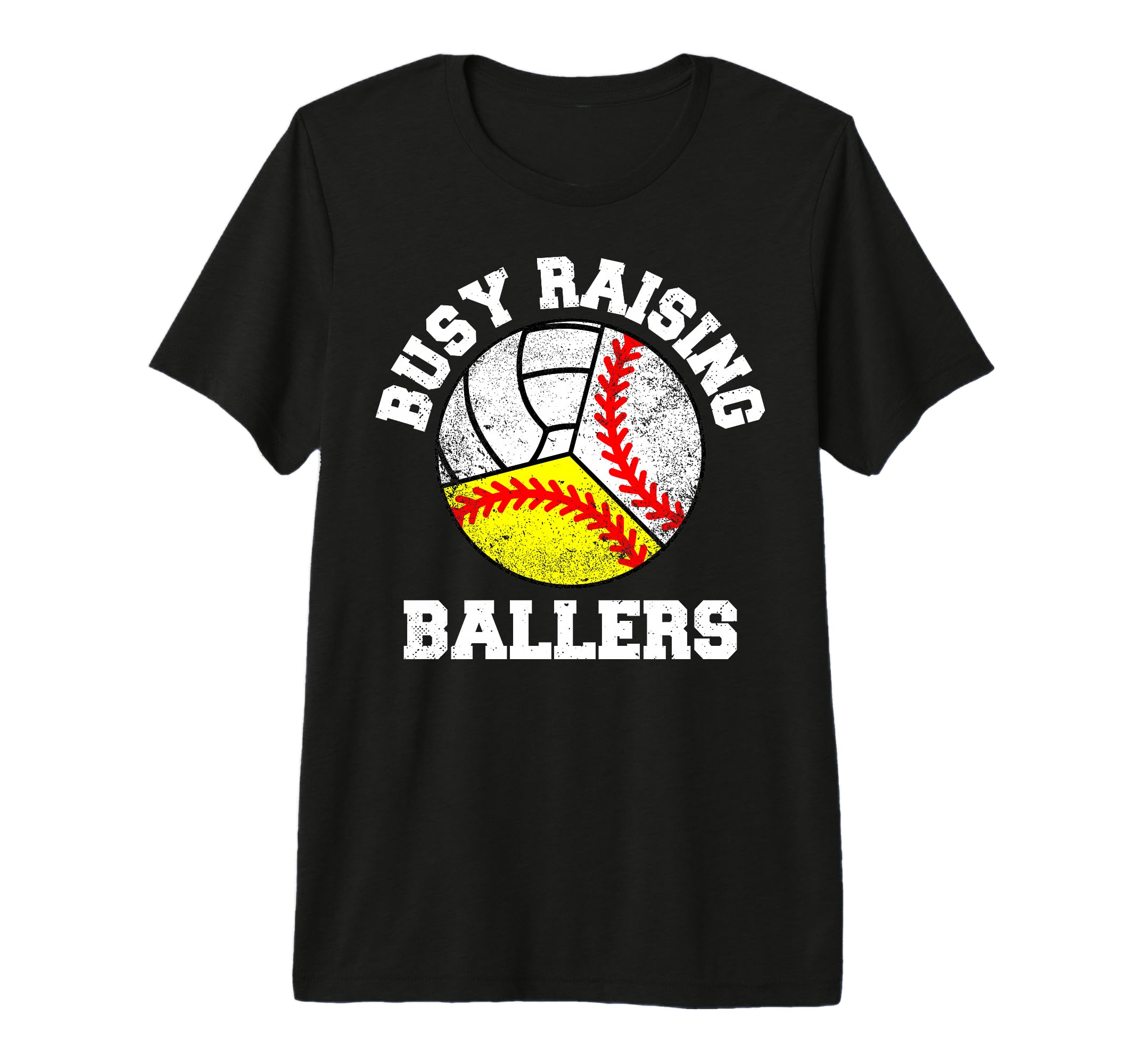 Busy Raising Ballers Funny Baseball T-Shirt - Fun Novelty Design Unisex - T-Shirt, Sweatshirt, Hoodie
