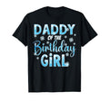 Daddy Birthday Snowflakes Themed Matching T-Shirt - Graphic Print Men Women - T-Shirt, Sweatshirt, Hoodie