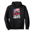 Full Time Dad Part Time Hero New Dad Hoodie - Trendy Graphic for Adults - T-Shirt, Sweatshirt, Hoodie