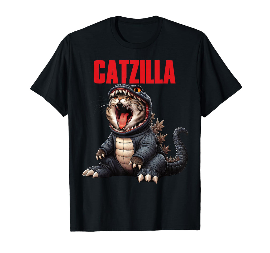Adorable Kitty Catzilla Cat Moms Cat T-Shirt - Streetwear Style Unisex - T-Shirt, Sweatshirt, Hoodie