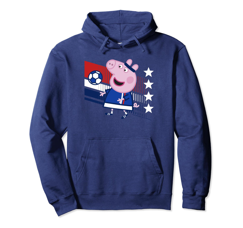 Peppa Pig Netherlands Soccer Colors Hoodie - Novelty Apparel Men Women - T-Shirt, Sweatshirt, Hoodie