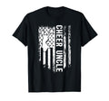 Cheer Uncle Us Flag Uncle Cheerleader T-Shirt - Unique Graphic Men Women - T-Shirt, Sweatshirt, Hoodie