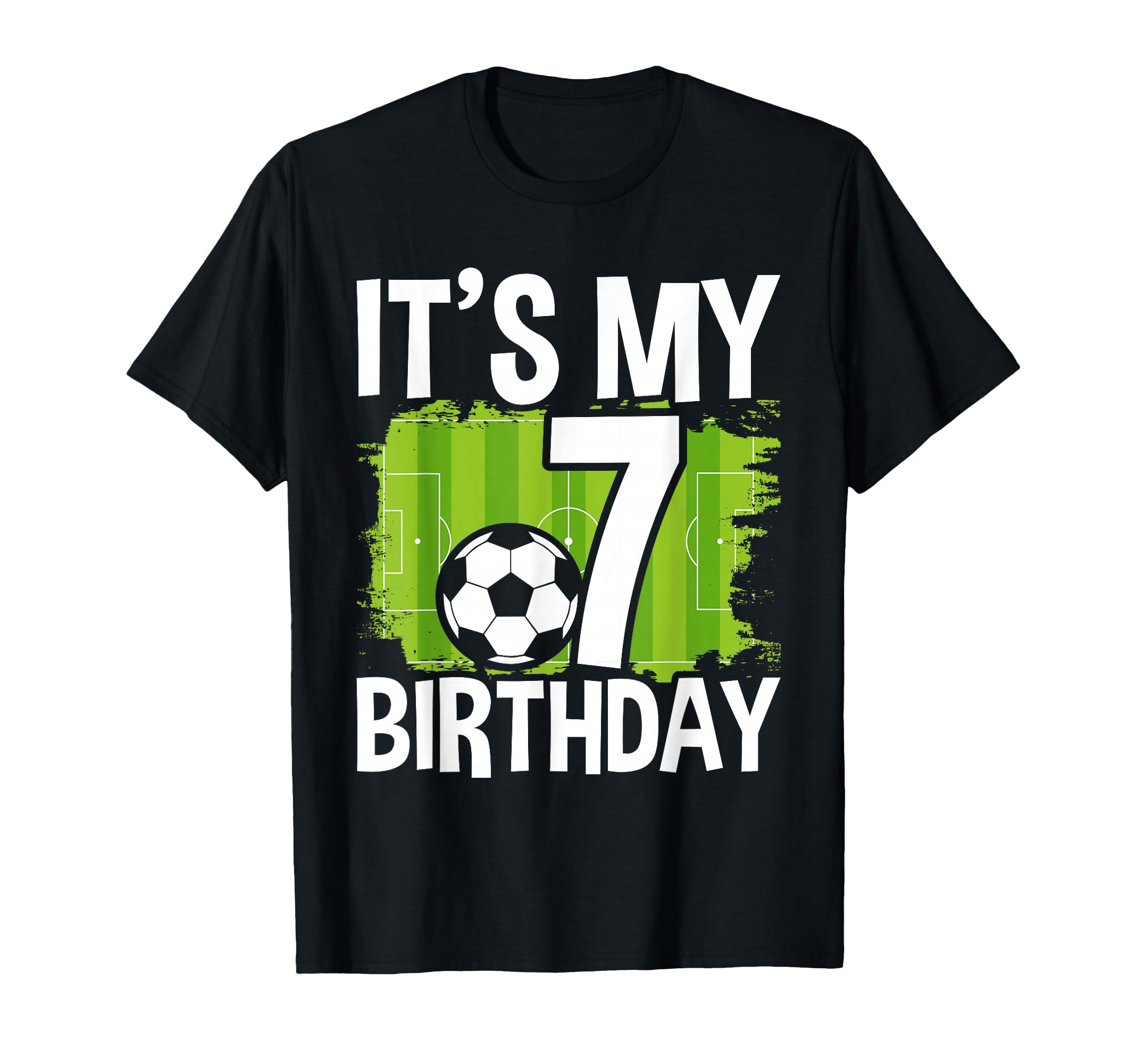 Its My 7Th Birthday Soccer Football 7 T-Shirt - Graphic Print for Adults - T-Shirt, Sweatshirt, Hoodie