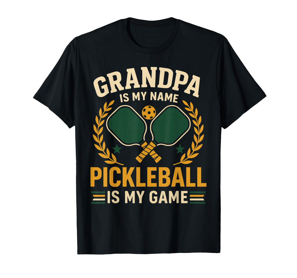 Funny Pickleball Grandpa Paddle Grandpa Is T-Shirt - Trendy Graphic Unisex - T-Shirt, Sweatshirt, Hoodie