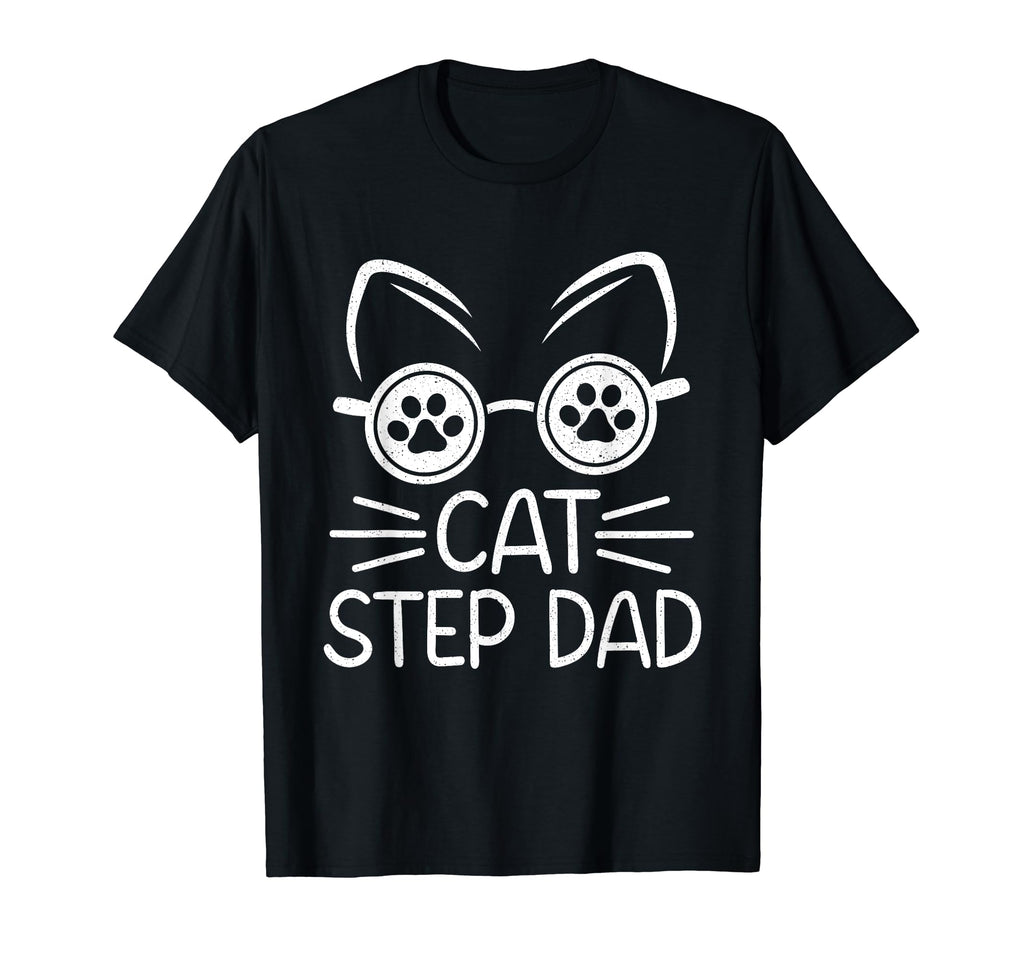 Cat Step Dad Gifts Fathers Day Cat T-Shirt - Aesthetic Graphic Unisex - T-Shirt, Sweatshirt, Hoodie