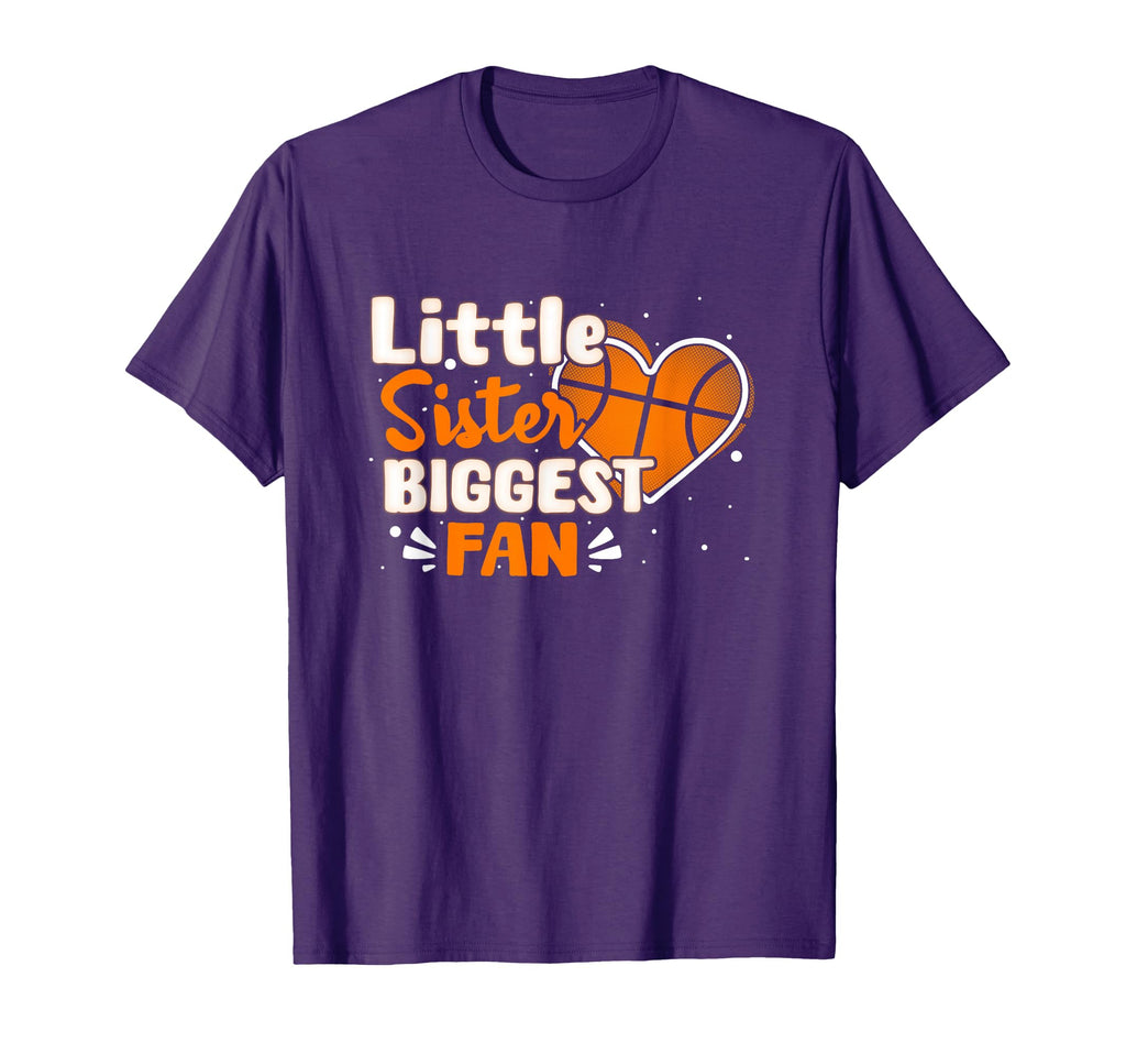 Funny Little Sister Biggest Fan T-Shirt - Casual Everyday Wear Men Women - T-Shirt, Sweatshirt, Hoodie
