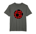 Football Soccer Buffalo Plaid Soccer Player T-Shirt - Graphic Print Unisex - T-Shirt, Sweatshirt, Hoodie