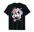 Dabbing Soccer Faroe Islands Football T-Shirt - Fun Novelty Design Unisex - T-Shirt, Sweatshirt, Hoodie