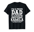 Dad Kamila Personalized Name Funny T-Shirt - Minimalist Print Unisex - T-Shirt, Sweatshirt, Hoodie