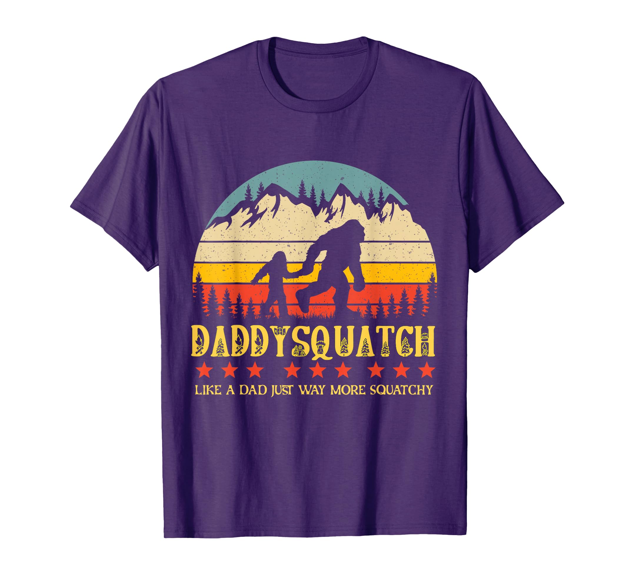 Funny Bigfoot Family Matching Fathers T-Shirt - Novelty Apparel for Adults - T-Shirt, Sweatshirt, Hoodie