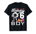 Birthday 6 Years Old Dabbing Soccer T-Shirt - Unique Graphic Men Women - T-Shirt, Sweatshirt, Hoodie