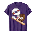 Baseball 9 Year Old Birthday T-Shirt - Streetwear Style for Adults - T-Shirt, Sweatshirt, Hoodie