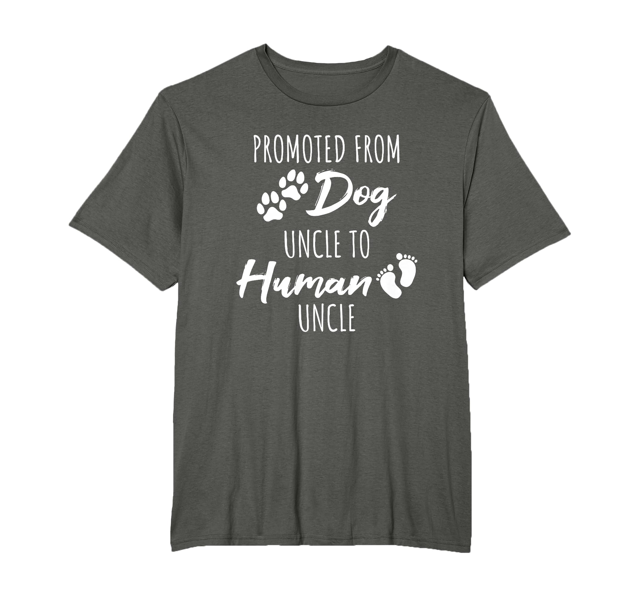 Promoted From Dog Uncle To Human Uncle T-Shirt - Aesthetic Graphic Unisex - T-Shirt, Sweatshirt, Hoodie