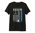 Mens Proud Bonus Dad Us Sailor Flag T-Shirt - Novelty Apparel for Adults - T-Shirt, Sweatshirt, Hoodie