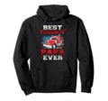 Best Papa Ever Trucker Best Papa Gifts Hoodie - Unique Graphic Men Women - T-Shirt, Sweatshirt, Hoodie