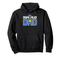 Proud Police Dad Fathers Day Designer Hoodie - Graphic Print Unisex - T-Shirt, Sweatshirt, Hoodie