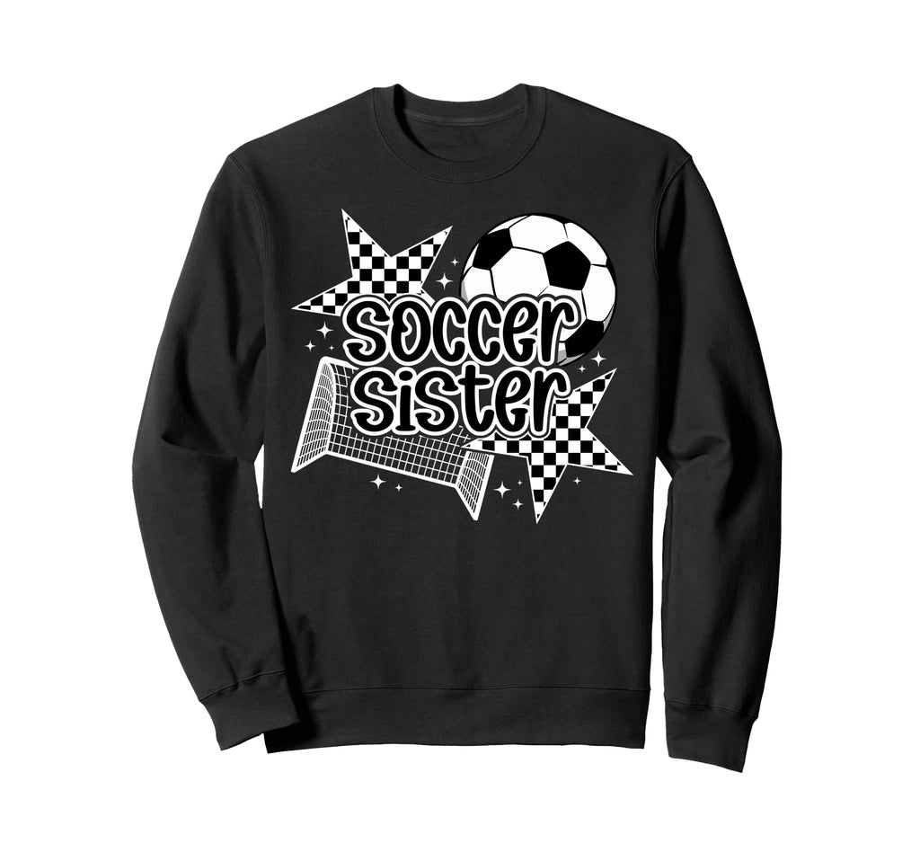 Soccer Sister Soccer Player Sweatshirt - Custom Art Print for Adults - T-Shirt, Sweatshirt, Hoodie