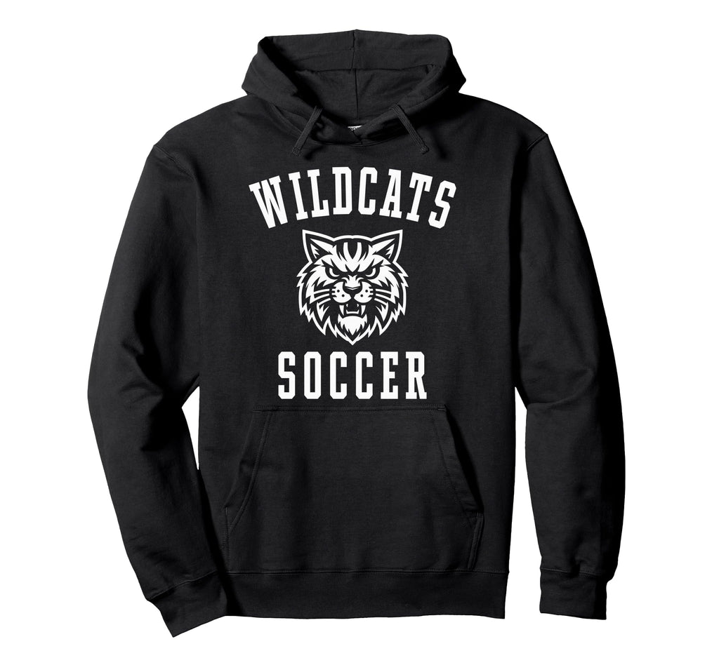 Wildcats Soccer Mascot Players Hoodie - Casual Everyday Wear for Adults - T-Shirt, Sweatshirt, Hoodie
