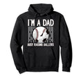 Im Dad Busy Raising Ballers Soccer Hoodie - Novelty Apparel for Adults - T-Shirt, Sweatshirt, Hoodie
