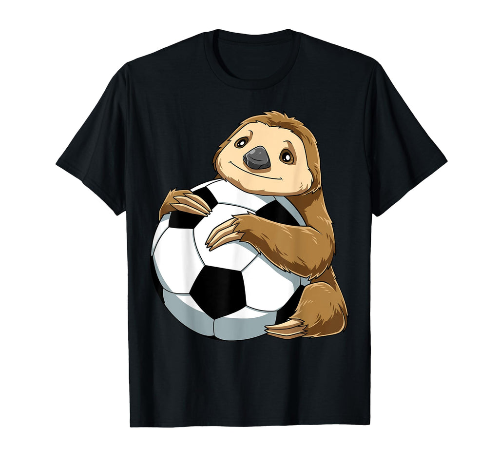 Sloth Soccer Ball Sloth Soccer T-Shirt - Casual Everyday Wear Men Women - T-Shirt, Sweatshirt, Hoodie