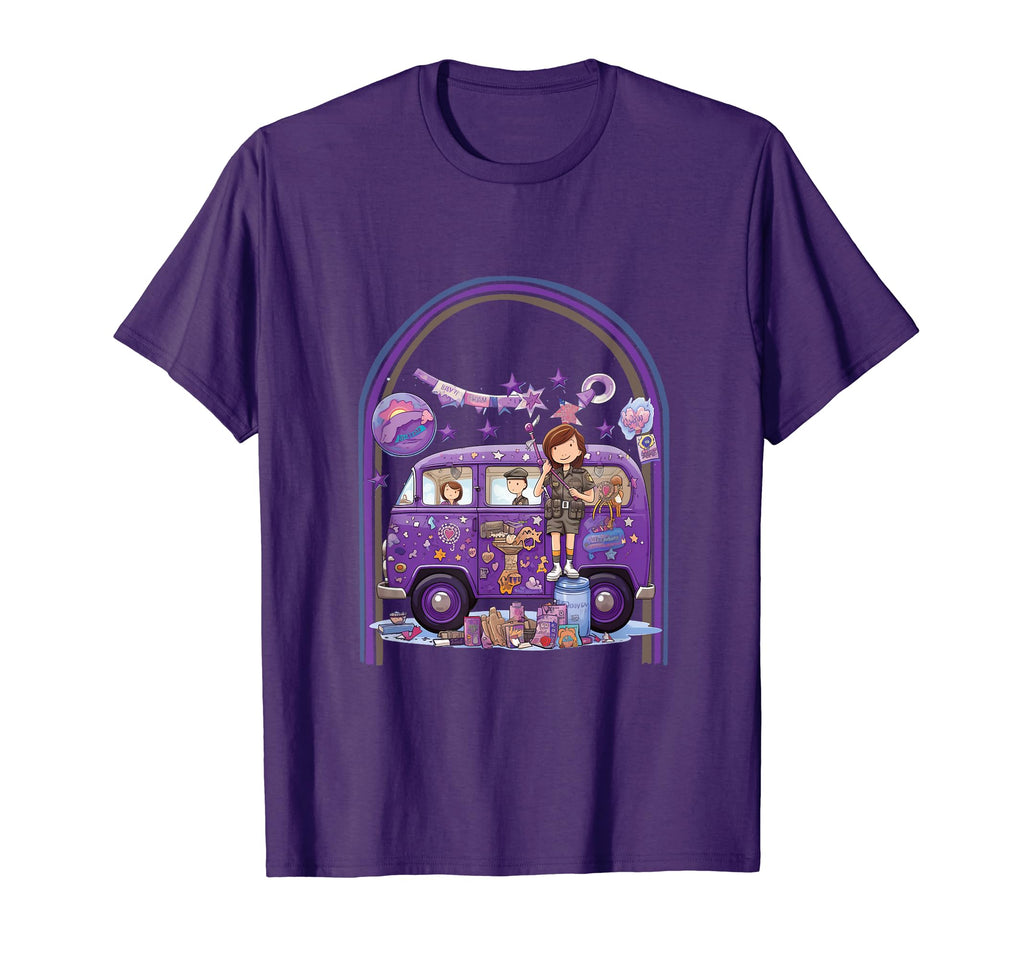 Month Military Child Aesthetic Purple Up T-Shirt - Custom Art Print Unisex - T-Shirt, Sweatshirt, Hoodie