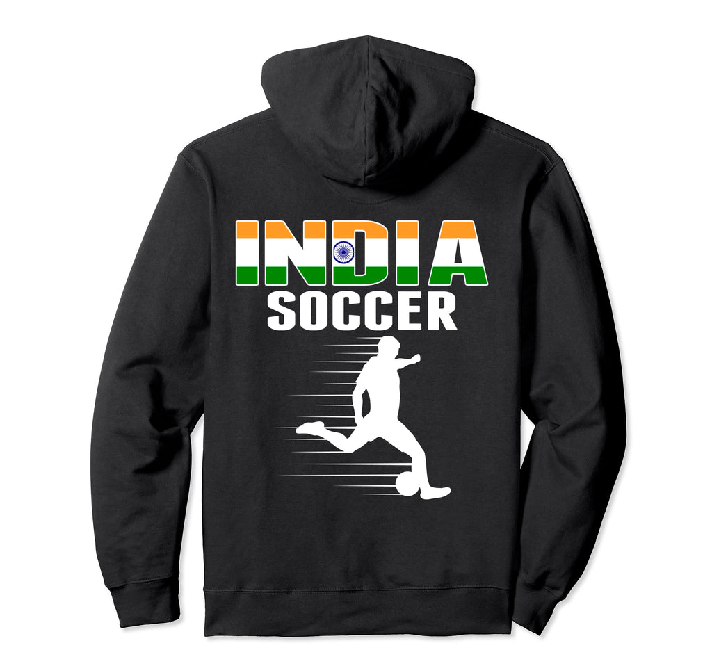 India Soccer Lovers Jersey Proud Indian Hoodie - Streetwear Style Unisex - T-Shirt, Sweatshirt, Hoodie