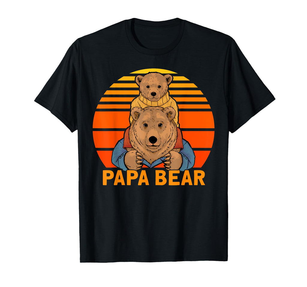 Mens Papa Bear Family Dad Outfit Father T-Shirt - Graphic Print for Adults - T-Shirt, Sweatshirt, Hoodie