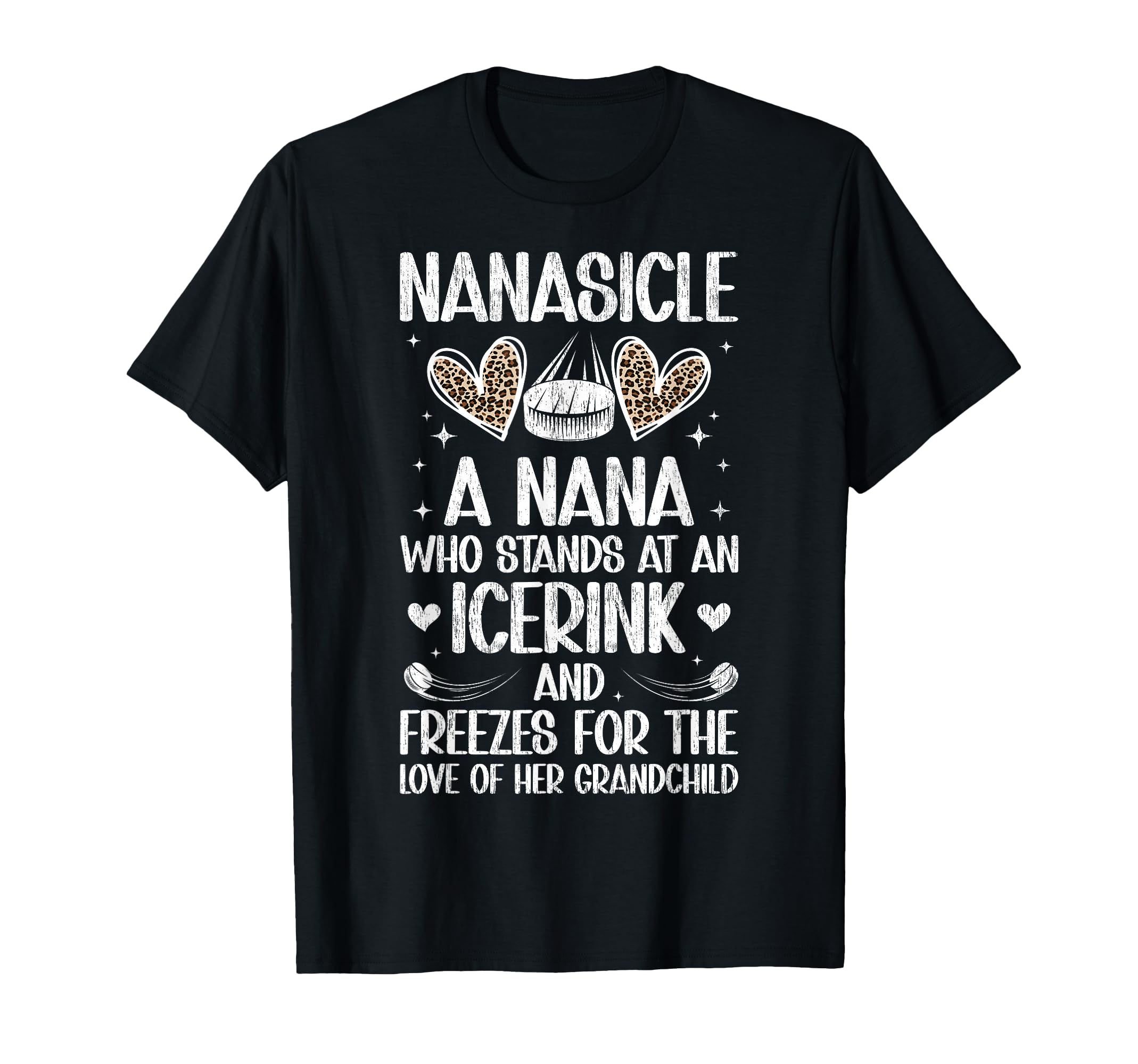 Nanasicle Definition Ice Hockey Nana T-Shirt - Graphic Print for Adults - T-Shirt, Sweatshirt, Hoodie