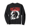Funny Bear Cycling Cyclist Bicycle Sweatshirt - Minimalist Print Men Women - T-Shirt, Sweatshirt, Hoodie