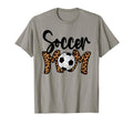 Soccer Mom Leopard Soccer Mama T-Shirt - Fun Novelty Design for Adults - T-Shirt, Sweatshirt, Hoodie