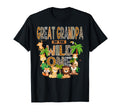 Great Grandpa Wild One Safari Jungle T-Shirt - Trendy Graphic for Adults - T-Shirt, Sweatshirt, Hoodie