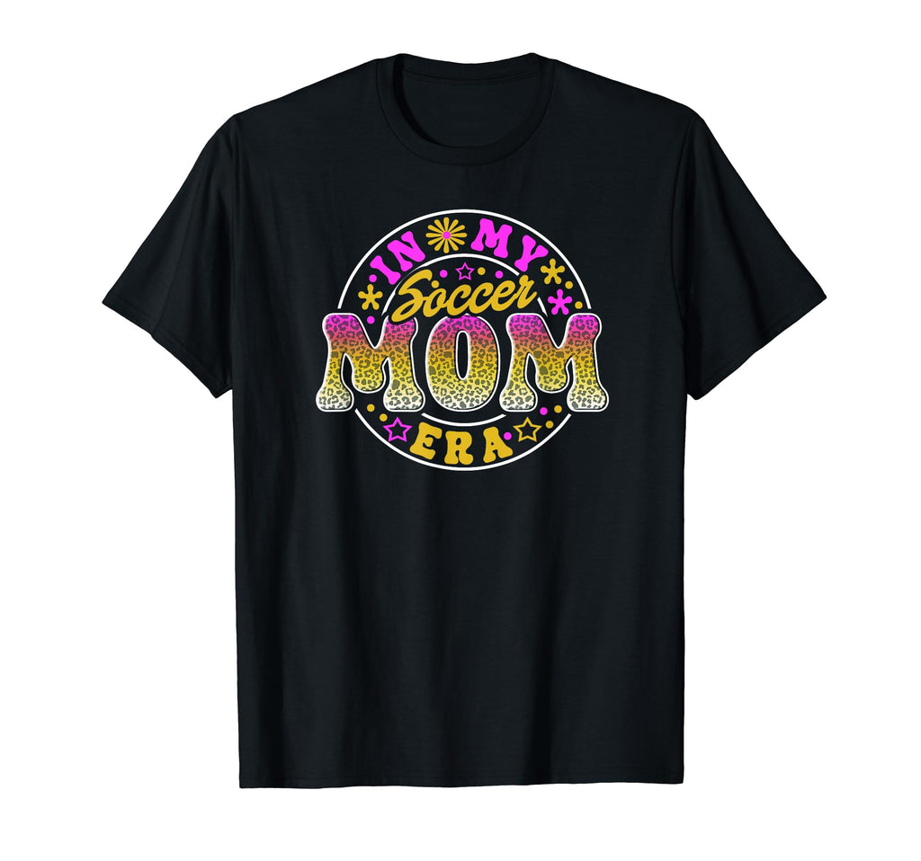 Soccer Mom Era Cheetah Pattern T-Shirt - Novelty Apparel Unisex - T-Shirt, Sweatshirt, Hoodie
