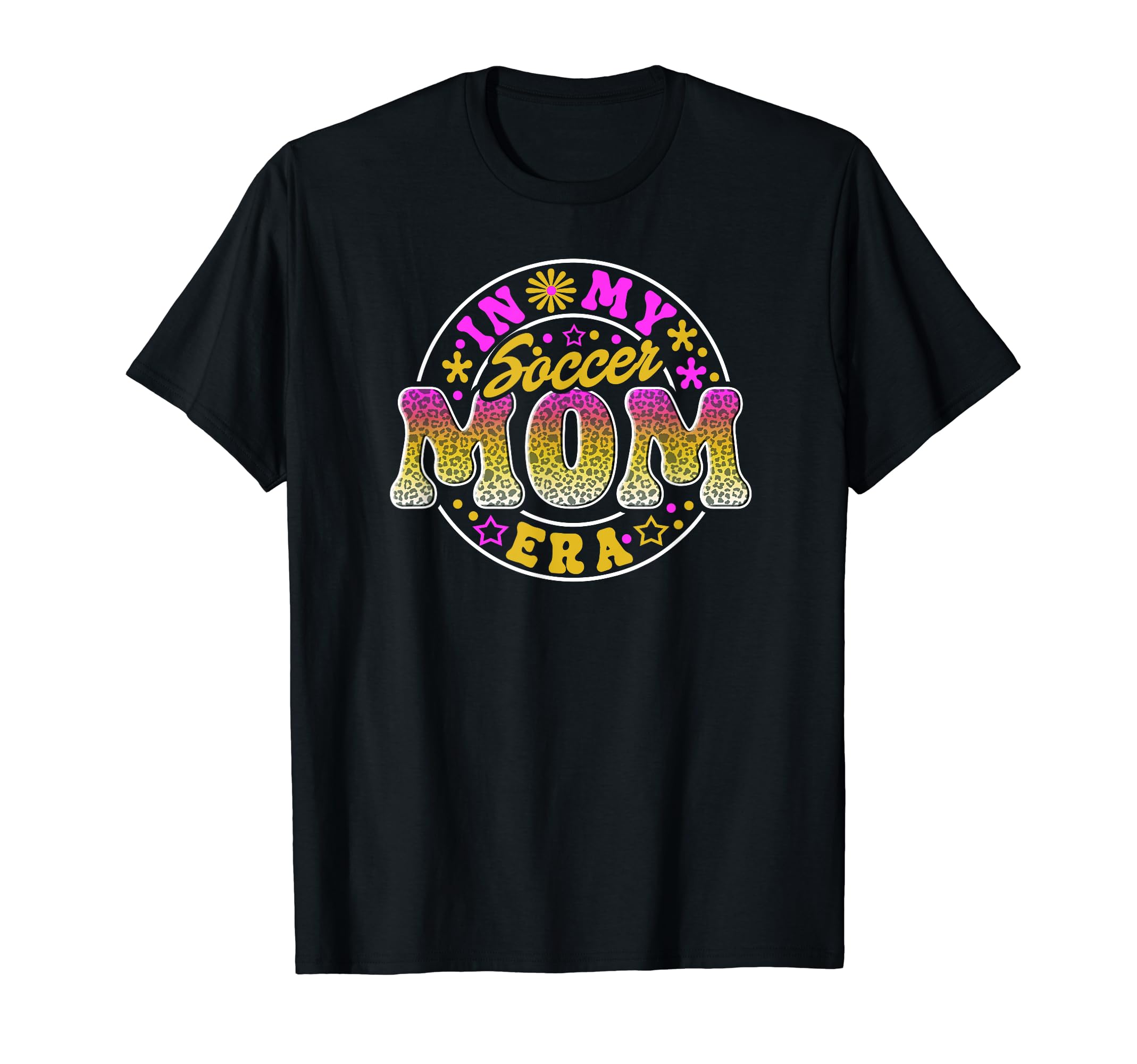 Soccer Mom Era Cheetah Pattern T-Shirt - Novelty Apparel Unisex - T-Shirt, Sweatshirt, Hoodie