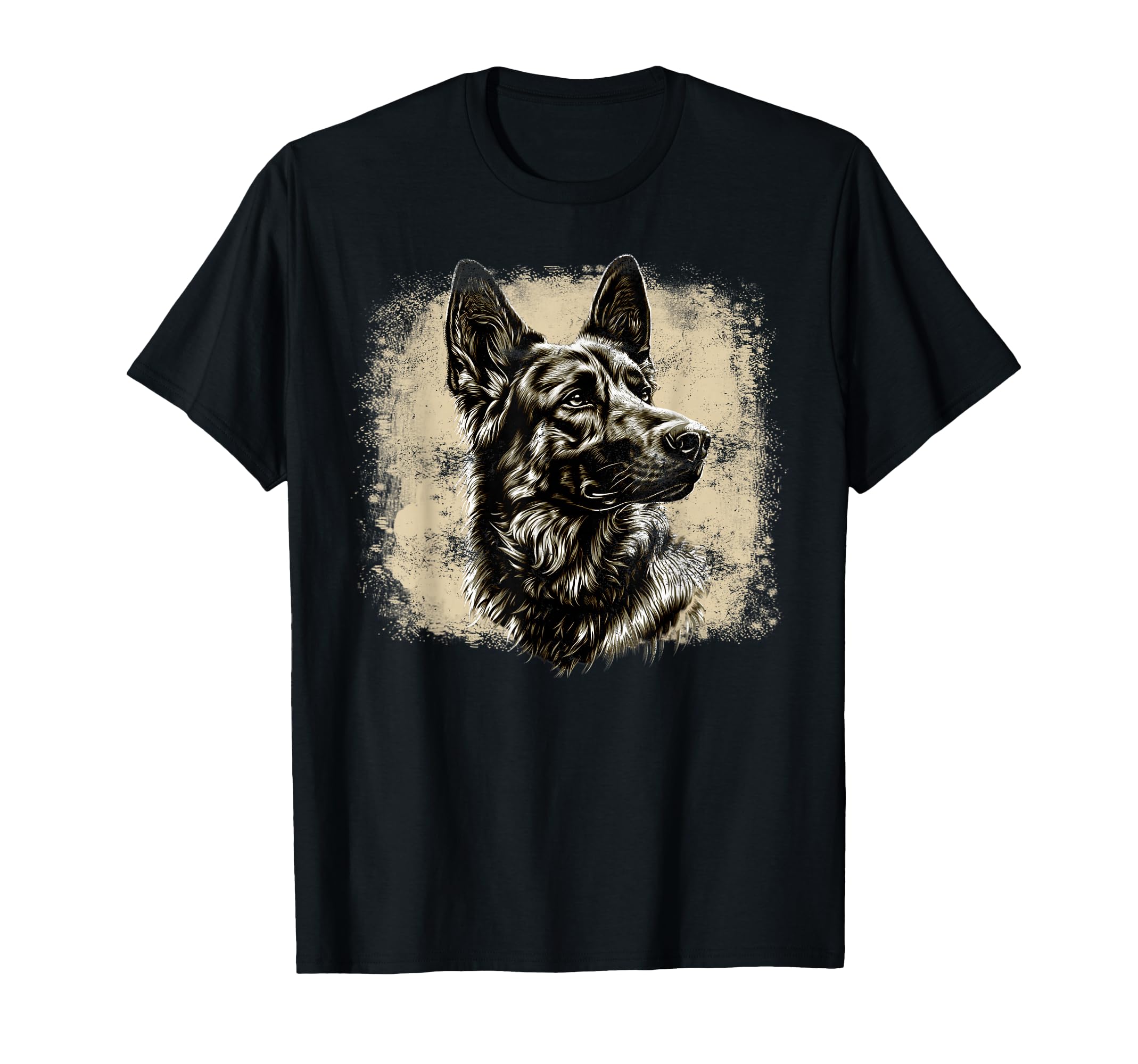 Square German Shepherd Owner Dog Dad Mom T-Shirt - Minimalist Print Unisex - T-Shirt, Sweatshirt, Hoodie
